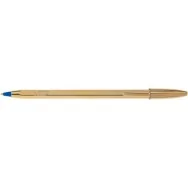 Penna a Sfera Cristal Shine Bic - Oro - Blu (Conf. 20)