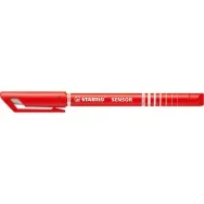 Fineliner Sensor Stabilo - Rosso (Conf. 10)