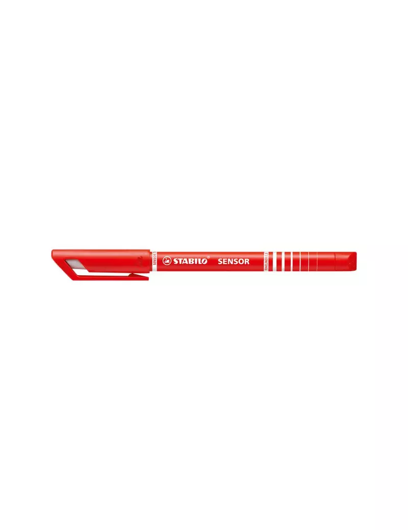 Fineliner Sensor Stabilo - Rosso (Conf. 10)