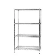 Scaffalatura in Filo d'Acciaio Serena Group - 4 - 60x90x160 cm