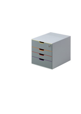 Cassettiere da Scrivania Varicolor Durable - con Serratura