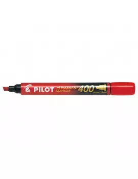 Marcatore Permanente SCA 400 Pilot - Punta a Scalpello - 4 mm - Rosso (Conf. 12)