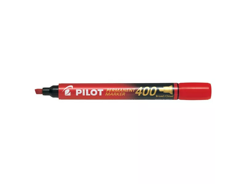Marcatore Permanente SCA 400 Pilot - Punta a Scalpello - 4 mm - Rosso (Conf. 12) Marcatore Permanente SCA 400 Pilot - Punta a Scalpello - 4 mm - Rosso (Conf. 12)