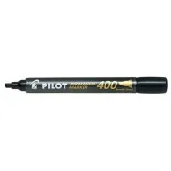 Marcatore Permanente SCA 400 Pilot - Punta a Scalpello - 4 mm - Nero (Conf. 12)