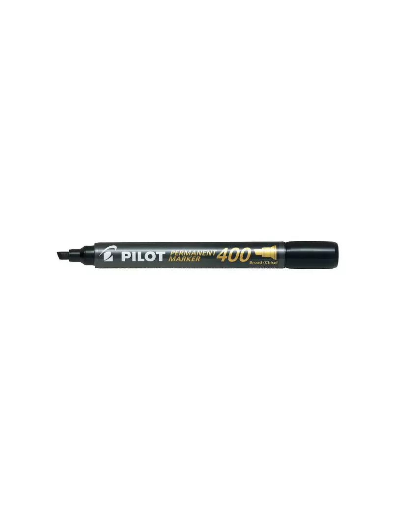 Marcatore Permanente SCA 400 Pilot - Punta a Scalpello - 4 mm - Nero (Conf. 12) Marcatore Permanente SCA 400 Pilot - Punta a Scalpello - 4 mm - Nero (Conf. 12)