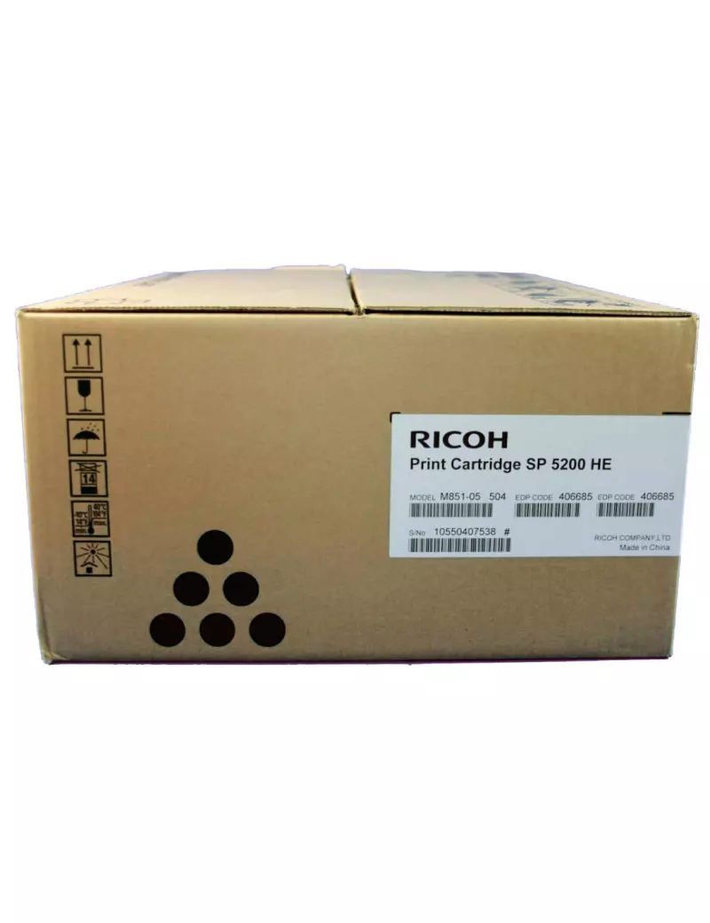 Toner Originale Ricoh 406685 SP 5200HE (Nero 25000 pagine)