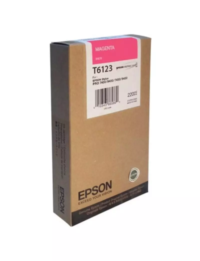 Cartuccia Originale Epson T612300 (Magenta 220 ml)