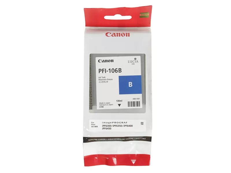Cartuccia Originale Canon PFI-106b 6629B001 (Blu 130 ml)