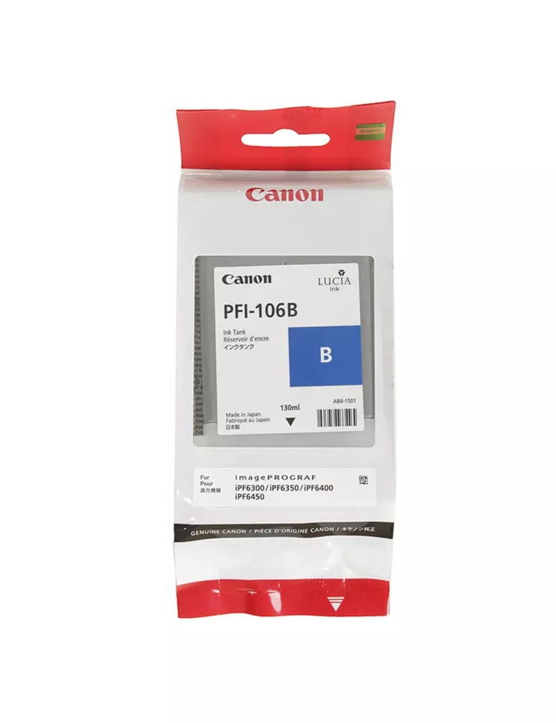 Cartuccia Originale Canon PFI-106b 6629B001 (Blu 130 ml)