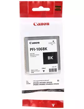 Cartuccia Originale Canon PFI-106bk 6621B001 (Nero 130 ml)