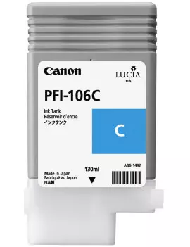 Cartuccia Originale Canon PFI-106c 6622B001 (Ciano 130 ml)