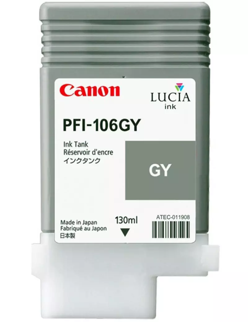 Cartuccia Originale Canon PFI-106gy 6630B001 (Grigio 130 ml)