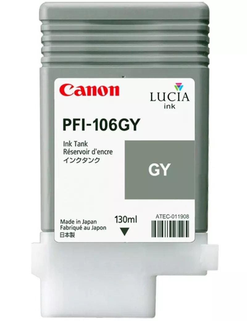 Cartuccia Originale Canon PFI-106gy 6630B001 (Grigio 130 ml) Cartuccia Originale Canon PFI-106gy 6630B001 (Grigio 130 ml)