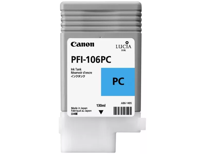 Cartuccia Originale Canon PFI-106pc 6625B001 (Ciano Foto 130 ml)