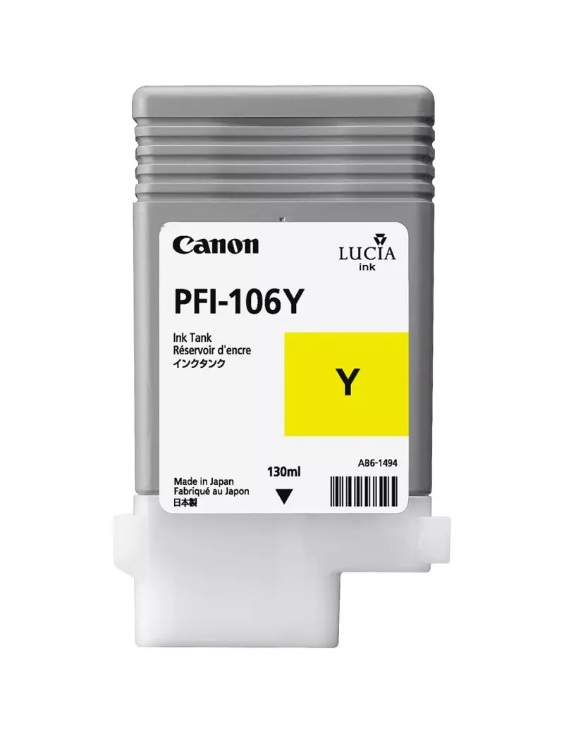 Cartuccia Originale Canon PFI-106y 6624B001 (Giallo 130 ml)