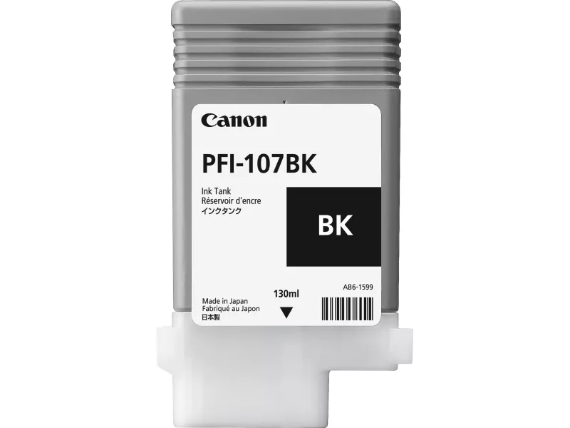 Cartuccia Originale Canon PFI-107bk 6705B001 (Nero 130 ml)