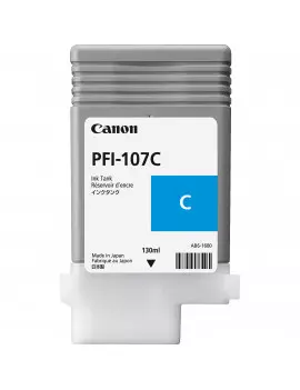 Cartuccia Originale Canon PFI-107c 6706B001 (Ciano 130 ml)
