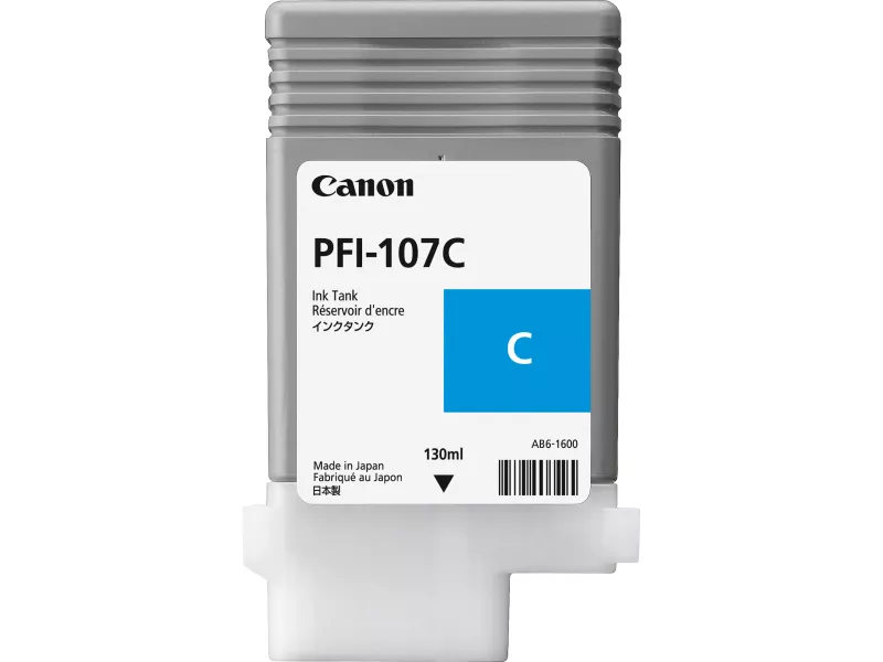 Cartuccia Originale Canon PFI-107c 6706B001 (Ciano 130 ml)