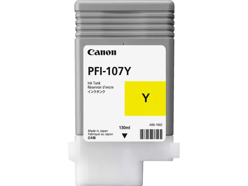 Cartuccia Originale Canon PFI-107y 6708B001 (Giallo 130 ml)