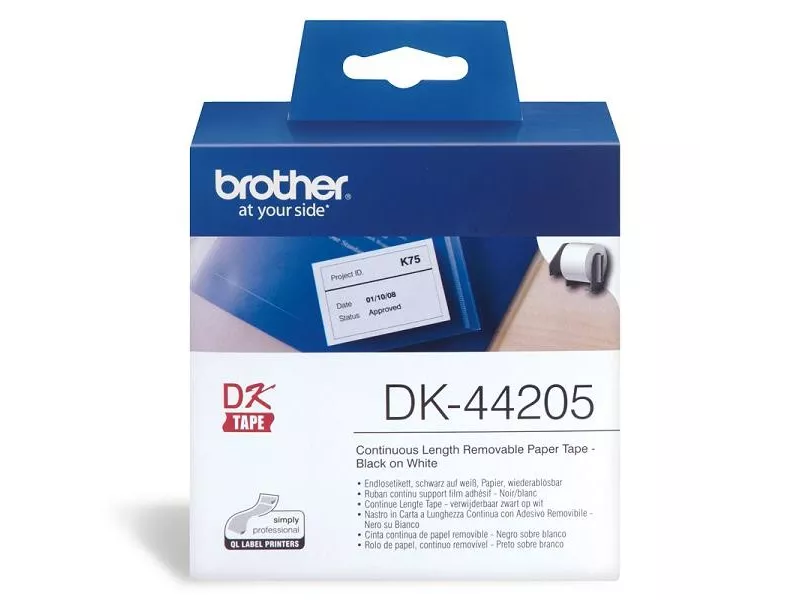 Nastro Originale Brother DK44205 - 62 mm x 30,48 m - Carta