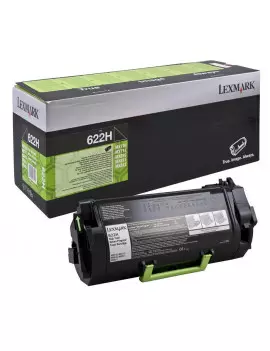 Toner Originale Lexmark #622H 62D2H00 (Nero 25000 pagine)