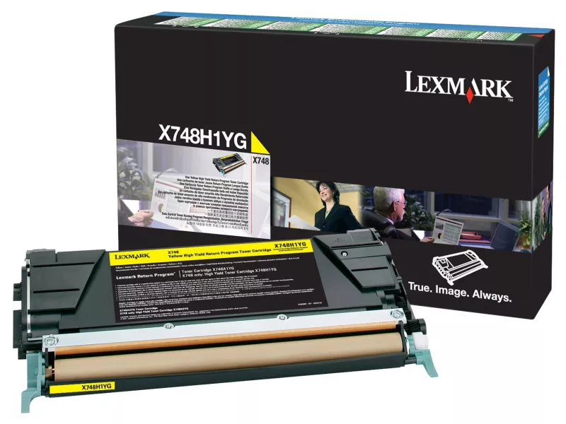Toner Originale Lexmark X748 X748H1YG (Giallo 10000 pagine)