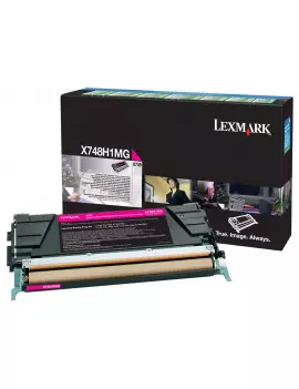 Toner Originale Lexmark X748 X748H1MG (Magenta 10000 pagine)