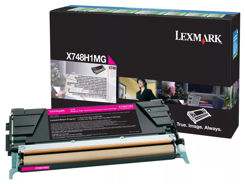 Toner Originale Lexmark X748 X748H1MG (Magenta 10000 pagine)
