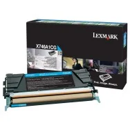 Toner Originale Lexmark X746 X746A1CG (Ciano 7000 pagine)
