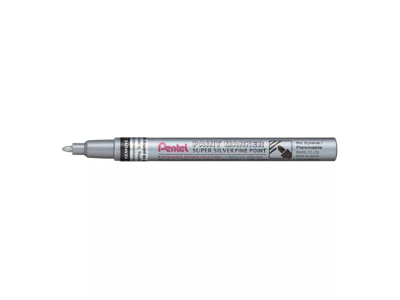 Paint Marker Pentel - Argento (Conf. 12) Paint Marker Pentel - Argento (Conf. 12)