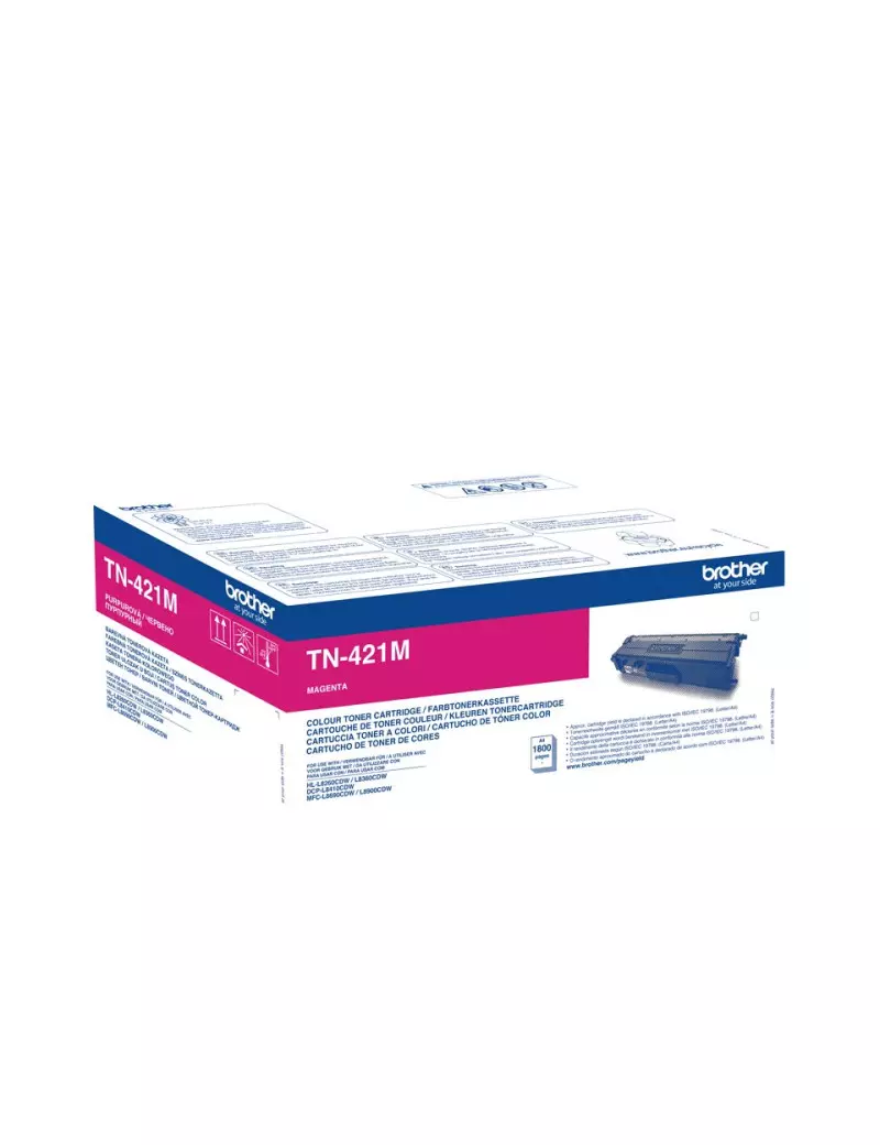 Toner Originale Brother TN-421M (Magenta 1800 pagine) Toner Originale Brother TN-421M (Magenta 1800 pagine)