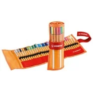 Fineliner Point 88 Stabilo - Rollerset - 0,4 mm - 8830-2 (Assortiti Conf. 30)