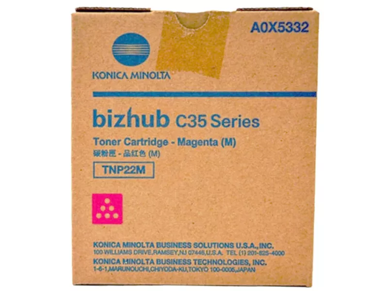 Toner Originale Konica Minolta TNP22M A0X5352 (Magenta 6000 pagine)