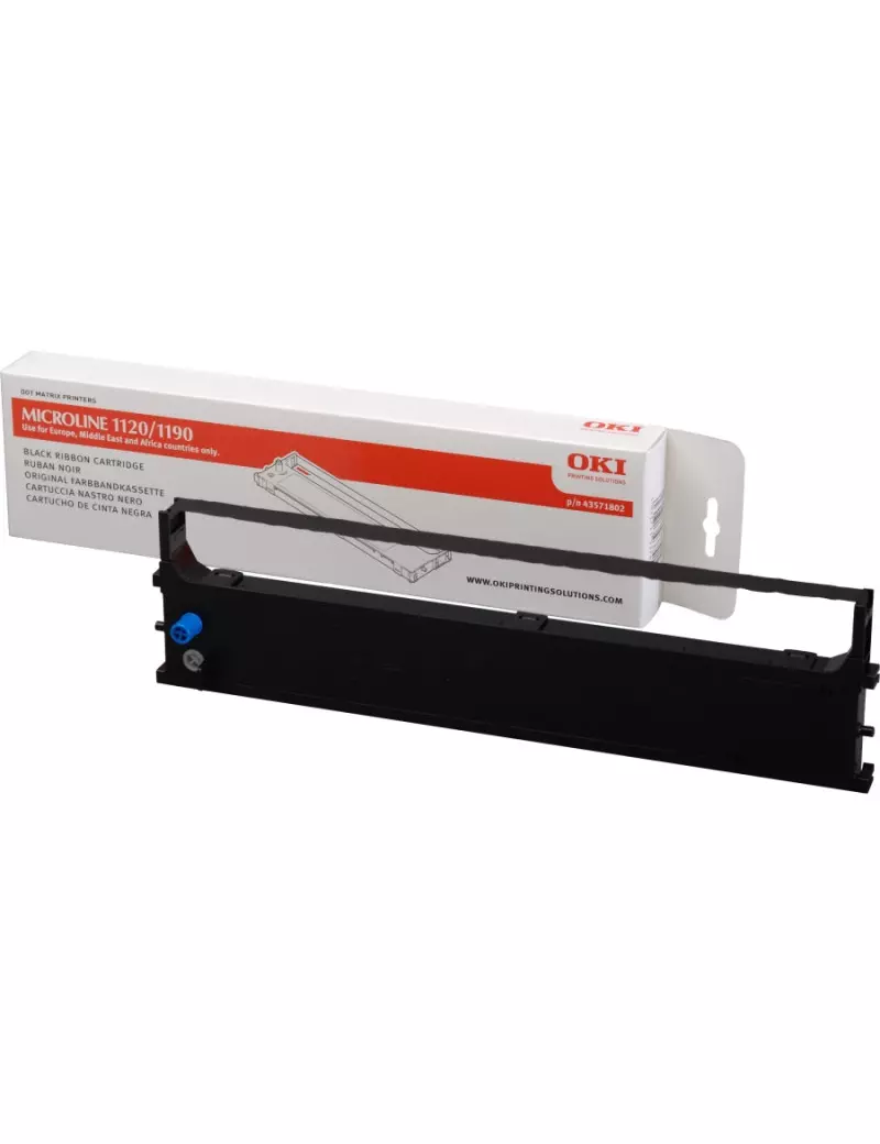 Nastro Originale Oki 43571802 (Nero) Nastro Originale Oki 43571802 (Nero)