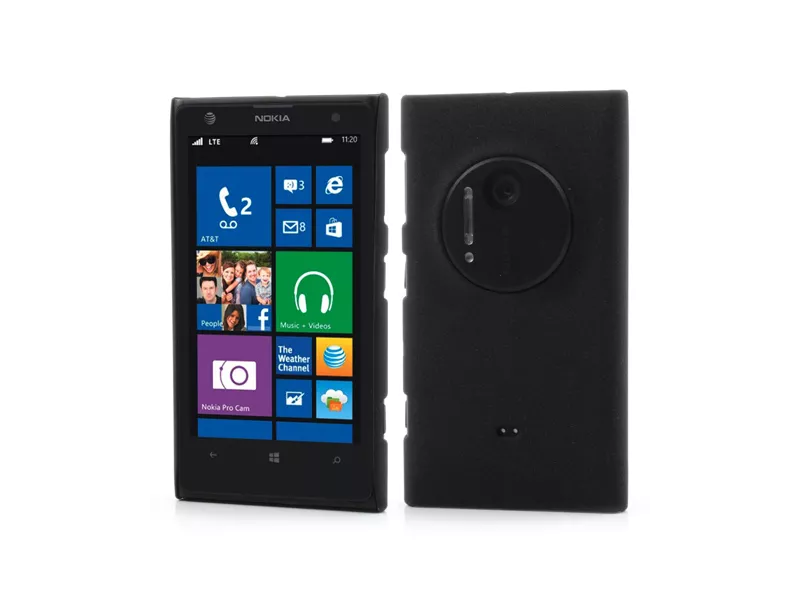 Cover in TPU Semirigida Antiscivolo per Nokia Lumia 1020 (Nero)