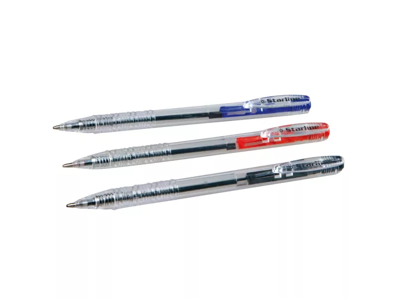 Penna a Sfera a Scatto Starline - 1 mm - Nero (Conf. 20) Penna a Sfera a Scatto Starline - 1 mm - Nero (Conf. 20)