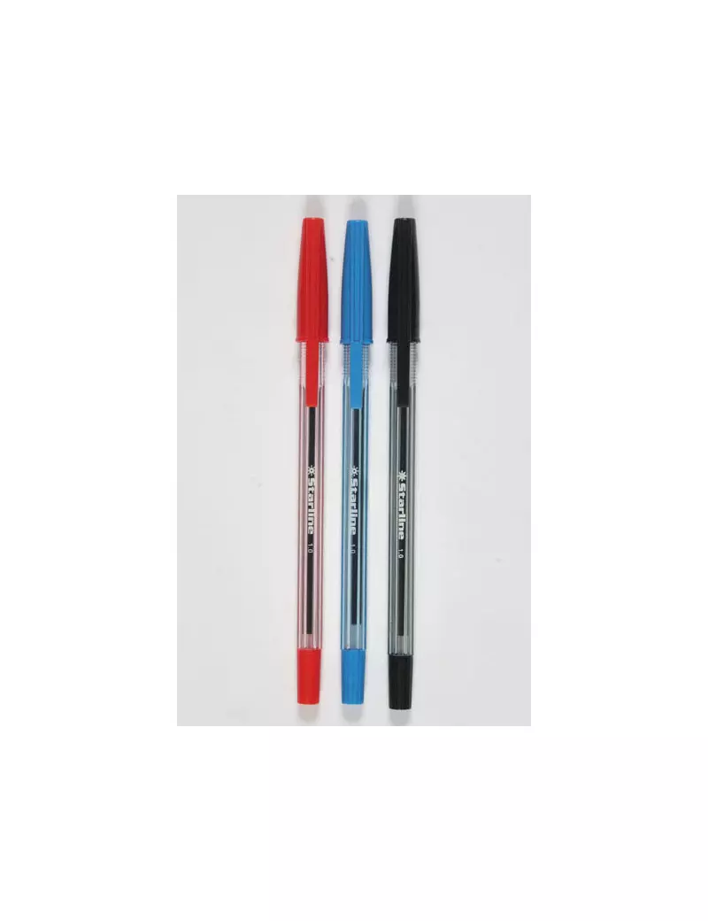 Penna a Sfera Starline - 1 mm - Nero (Conf. 50) Penna a Sfera Starline - 1 mm - Nero (Conf. 50)