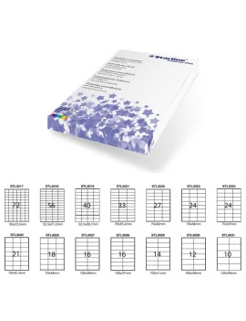 Etichette Adesive Starline - 52,5x29,7 mm - Bianco