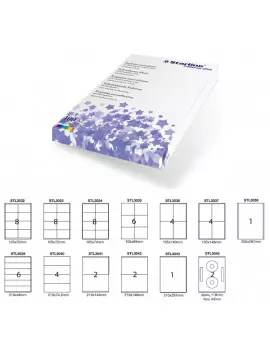 Etichette Adesive Starline - 105x74 mm - Bianco