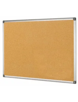 Lavagna in Sughero con Cornice in Alluminio Starline - 90x120 cm