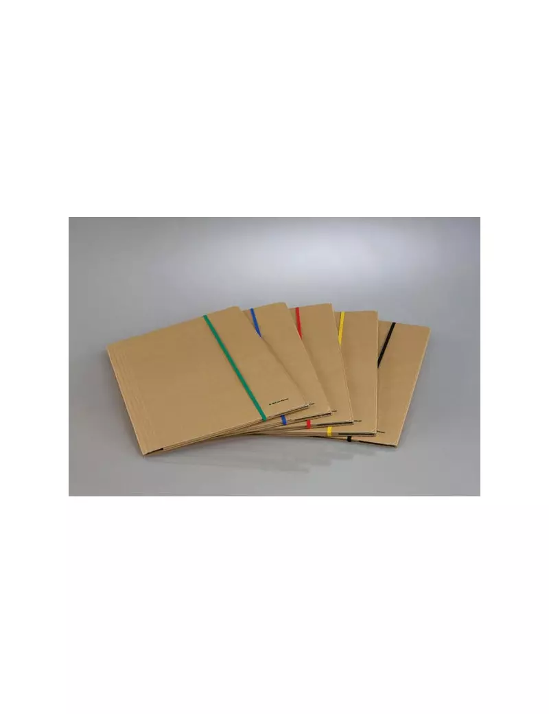 Cartellina 3 Lembi con Elastico Piatto Starline - Dorso 4 - 25x35 cm - Avana Cartellina 3 Lembi con Elastico Piatto Starline - Dorso 4 - 25x35 cm - Avana