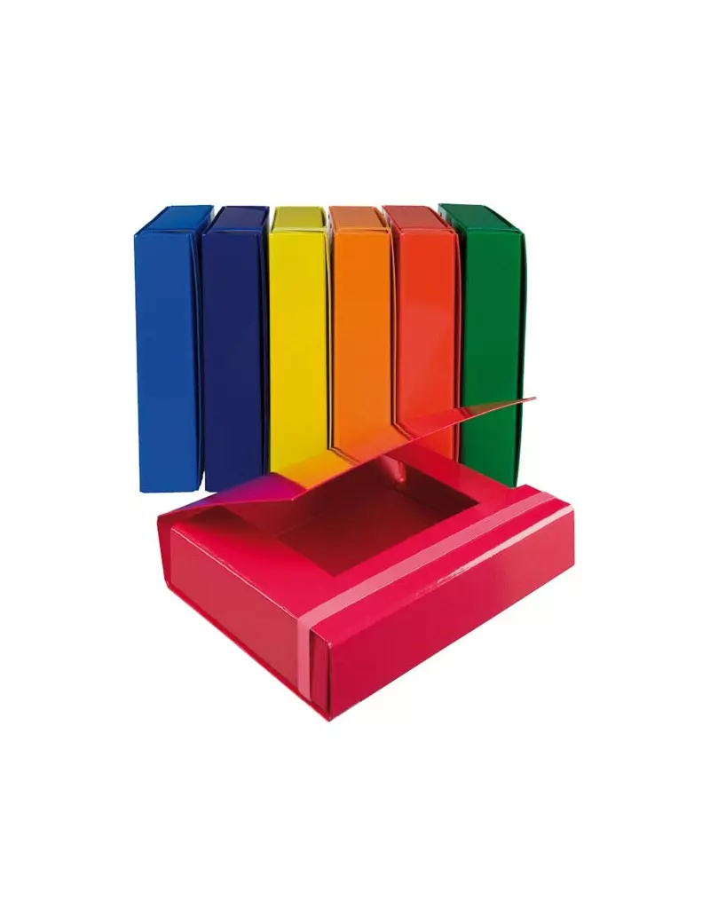 Cartella Progetto con Elastico Starline - Dorso 3 - Rosso Cartella Progetto con Elastico Starline - Dorso 3 - Rosso