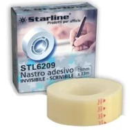 Nastro Adesivo Starline - 19 mm x 33 m - Invisibile e Scrivibile