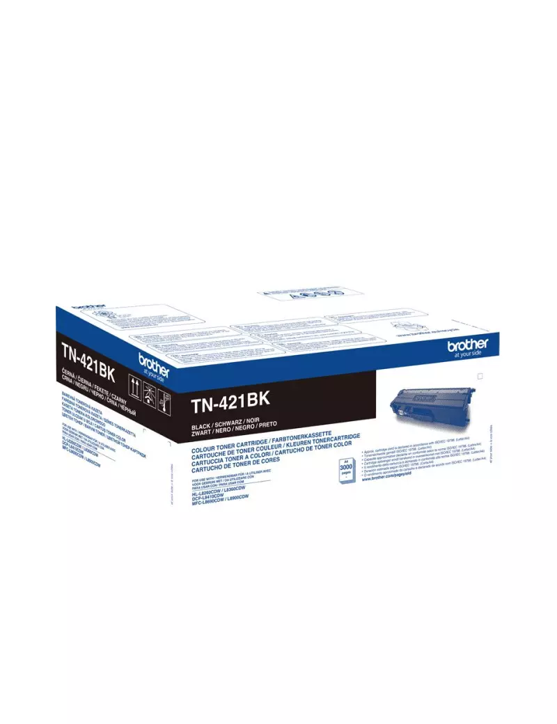 Toner Originale Brother TN-421BK (Nero 3000 pagine) Toner Originale Brother TN-421BK (Nero 3000 pagine)