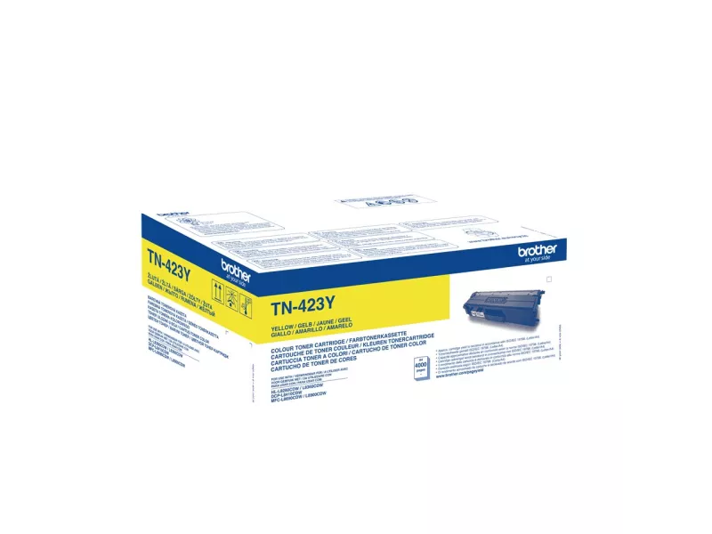 Toner Originale Brother TN-423Y (Giallo 4000 pagine)