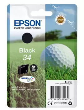 Cartuccia Originale Epson T346140 (Nero 350 pagine)