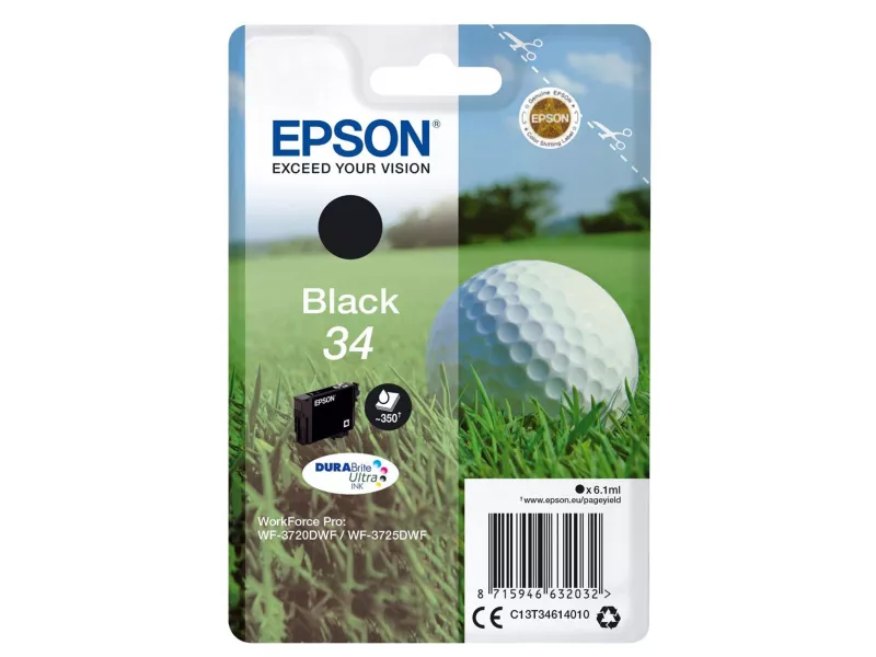 Cartuccia Originale Epson T346140 (Nero 350 pagine) Cartuccia Originale Epson T346140 (Nero 350 pagine)
