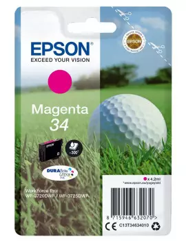 Cartuccia Originale Epson T346340 (Magenta 300 pagine)