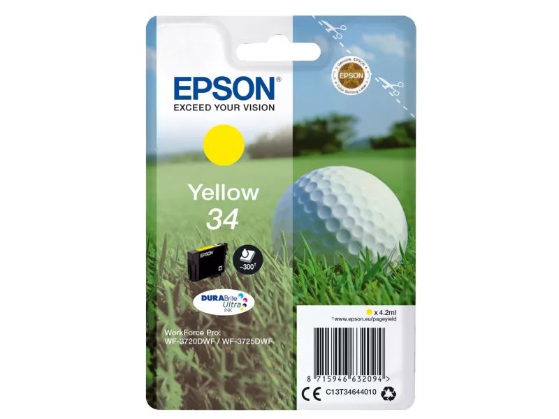 Cartuccia Originale Epson T346440 (Giallo 300 pagine) Cartuccia Originale Epson T346440 (Giallo 300 pagine)
