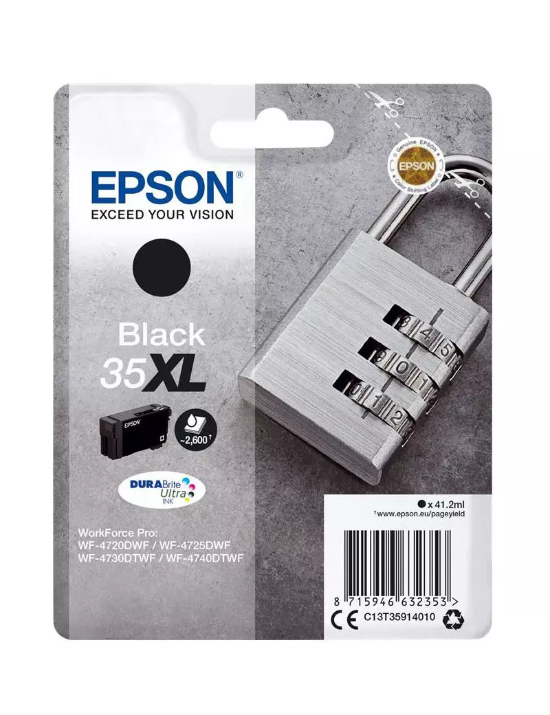 Cartuccia Originale Epson T359140 (Nero 2600 pagine) Cartuccia Originale Epson T359140 (Nero 2600 pagine)